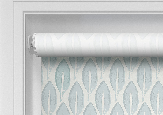 Leafy Print, Robin Blue - Twist&Fit Roller Blind - Image 10